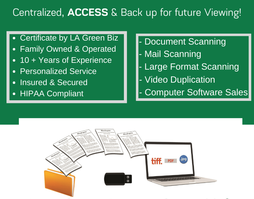 Document Scanning, use scanning services