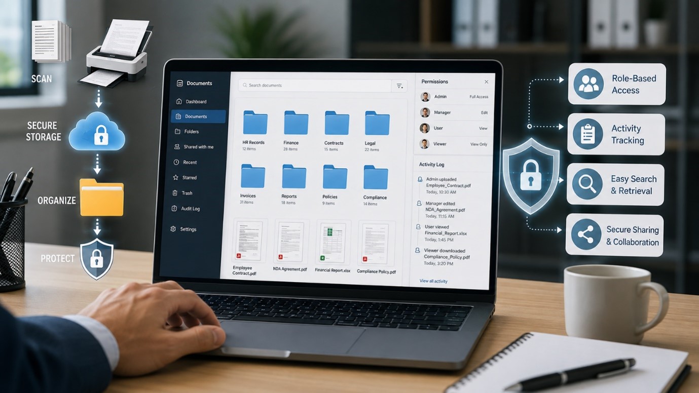 Secure document management system