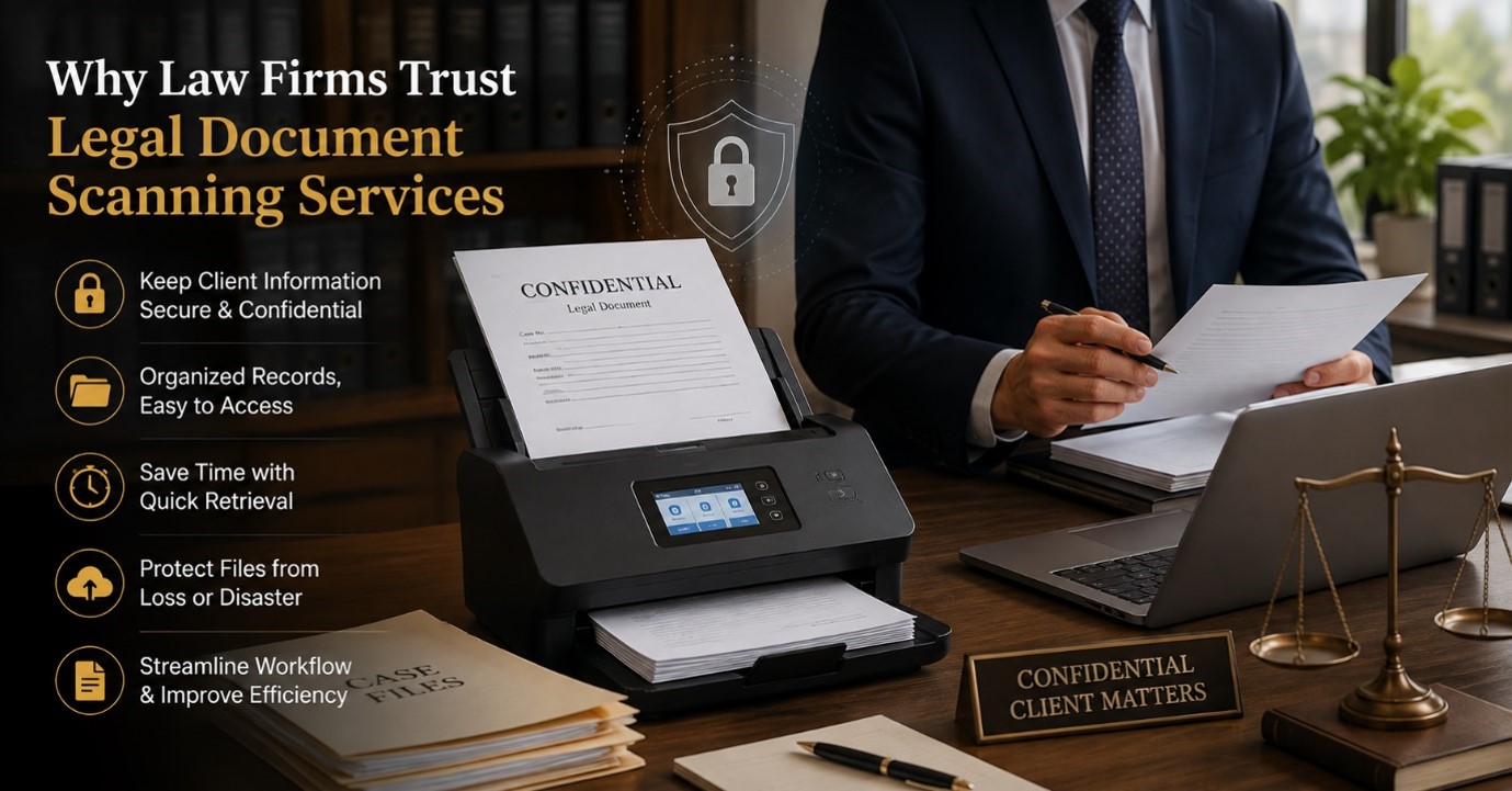 Why Law Firms Rely on Legal Document Scanning Service for Secure Storage