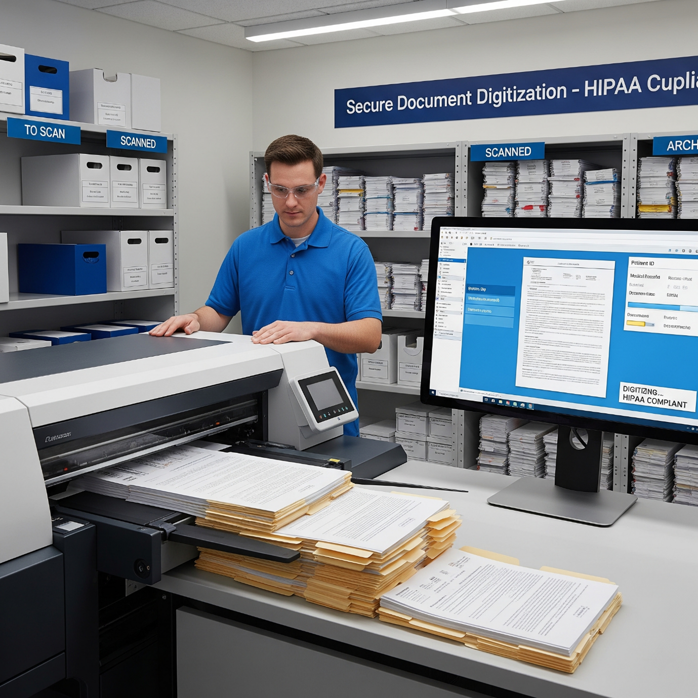 Medical Records Scanning Service